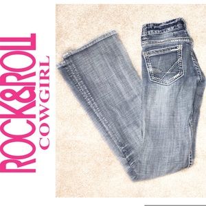 Rock & Roll Cowgirl Low Rise Boot Cut Jean 24 x 30